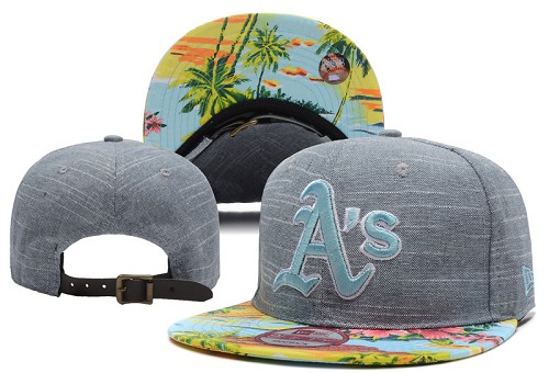 MLB Oakland Athletics Stitched Snapback Hats 021